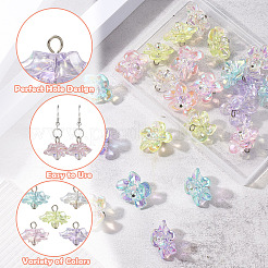 30Pcs 5 Styles Transparent Acrylic Pendants&nbsp;PALLOY-SW00143
