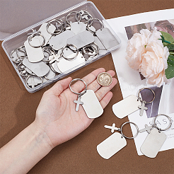 30Pcs Alloy Blank Keychain&nbsp;KEYC-OC00005