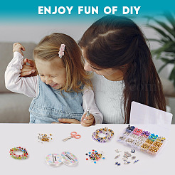 DIY Evil Eye Bracelet Making Kit&nbsp;DIY-TA0004-41