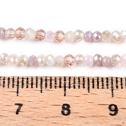 Electroplate Glass Beads Strands&nbsp;GLAA-T023-A16-02