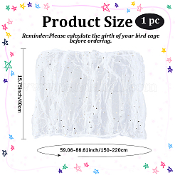 Polyester Birdcage Mesh Covers&nbsp;AJEW-GF0013-61B