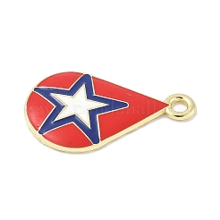 Independence Day Alloy Enamel Pandants&nbsp;FIND-M083-05N-G