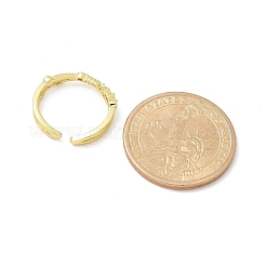 Clear Cubic Zirconia Cuff Rings&nbsp;RJEW-G337-18G