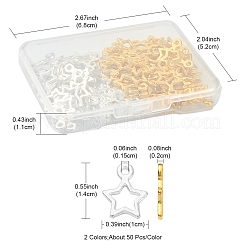 100Pcs 2 Color Tibetan Style Alloy Charms&nbsp;FIND-FS0001-60