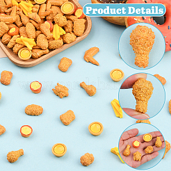 110Pcs 11 Styles Artificial Resin Model&nbsp;DJEW-SC0001-16