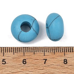 Synthetic Synthetic Turquoise European Beads&nbsp;GG-CBA02C4-06D