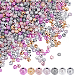 490Pcs 7 Style Spray Painted Acrylic Beads&nbsp;ACRP-PH0001-09