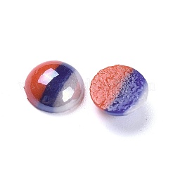 Opaque Glass Cabochons&nbsp;X-GGLA-S038-12F-8mm