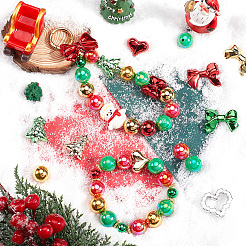 Christmas Theme Acrylic Beads Set&nbsp;OACR-SP0001-20B