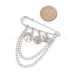 3Pcs Alloy Charms Kilt Pins Brooch&nbsp;JEWB-BR00195