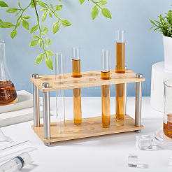 Bamboo Laboratory Test Tube Rack&nbsp;DIY-WH0570-22A