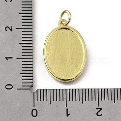 Brass Micro Pave Cubic Zirconia Pendants&nbsp;KK-U072-37G