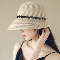 Polyester Wave Lace Ribbon&nbsp;OCOR-WH0078-376B