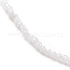Natural Rainbow Moonstone Beaded Stretch Bracelet&nbsp;BJEW-JB08484-07