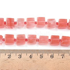 Cherry Quartz Glass Beads Strands&nbsp;G-D338-A08