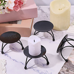 Iron Candle Holder&nbsp;AJEW-WH0077-166