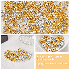 1400Pcs 12 Style ABS Plastic Beads&nbsp;OACR-PH0001-65