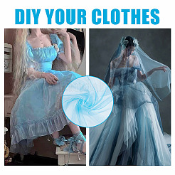 Polyester Organza Fabric&nbsp;DIY-WH0622-049A