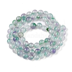 Dyed Natural White Jade Beads Strands&nbsp;G-T138-6mm-210-25