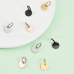 16Pcs 4 Colors 304 Stainless Steel Manual Polishing Charms&nbsp;STAS-CA0001-77