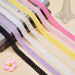 20M Polyester Stretch Frilly Edge Lace Ribbon&nbsp;OCOR-GF0003-37E