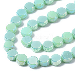 Electroplate Glass Beads Strands&nbsp;EGLA-Q125-002-A03