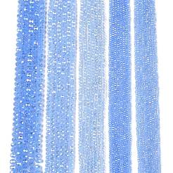 Electroplate Glass Beads Strands&nbsp;EGLA-A044-J8mm-B03