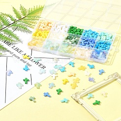 270Pcs 18 Styles Opaque Acrylic Beads&nbsp;SACR-FS0001-41A