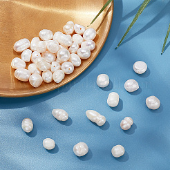 45Pcs 3 Style Natural Cultured Freshwater Pearl Beads&nbsp;PEAR-WR0001-07