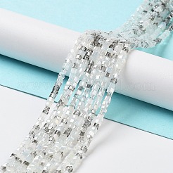 Gradient Color Electroplate Glass Bead Strands&nbsp;GLAA-E042-05-B02
