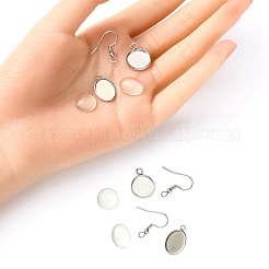DIY Blank Dome Dangle Earrings Making Kit&nbsp;DIY-YW0002-03