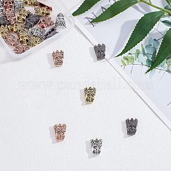 Tibetan Style Alloy Beads&nbsp;TIBEB-FH0001-02