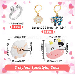 Sheep DIY Knitting Tool Sets&nbsp;HJEW-NB00090