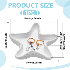 Starfish Gesso Jewelry Plate&nbsp;AJEW-WH0248-728