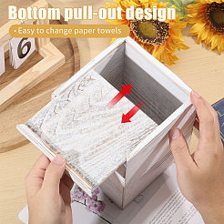 Wood Tissue Boxes&nbsp;AJEW-WH0609-592