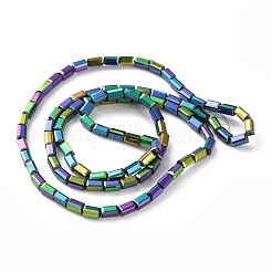 Electroplate Transparent Glass Beads Strands&nbsp;EGLA-H106-01A-FP01
