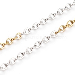304 Stainless Steel Cable Chain Necklaces & Bracelets Jewelry Sets&nbsp;SJEW-JS01186