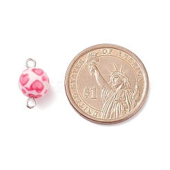 Spray Painted Opaque Resin Connector Charms&nbsp;PALLOY-JF01717