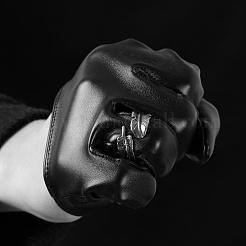 Fashionable Unisex 316L Surgical Stainless Steel Feather Cuff Rings&nbsp;RJEW-BB09945-10