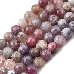 Natural Purple Red Tourmaline  Beads Strands&nbsp;G-N327-02A-01