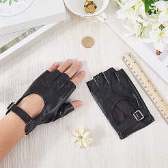 PU Leather Half-finger Gloves&nbsp;AJEW-WH20816-196A