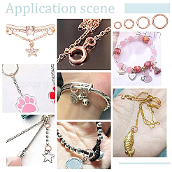 40Pcs 4 Styles Alloy Closed Jump Rings&nbsp;KK-LP0001-27