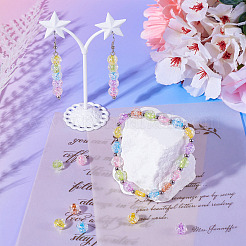 DIY Acrylic Round Beaded Stretch Bracelet Making Kit&nbsp;DIY-TA0009-87