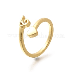 Brass Cuff Rings for Women&nbsp;RJEW-U044-R