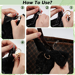Silk Ribbon Bowknot Tote Bag Embellishments&nbsp;FIND-UN0010-56A