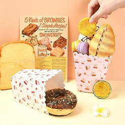 20Pcs 2 Colors Cherry Printed Paper Popcorn Boxes&nbsp;ST-CJ0010-14
