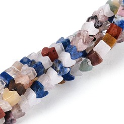 Natural Mixed Gemstone Beads Strands&nbsp;G-T143-32
