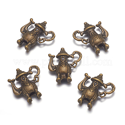 Tibetan Style Alloy Pendants&nbsp;PALLOY-A10581-AB-NF