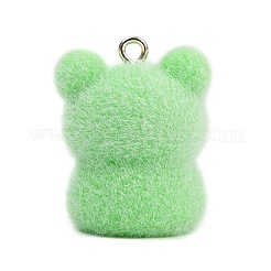 Flocky Opaque Resin Pendants&nbsp;RESI-S026-02P-A