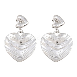 304 Stainless Steel Stud Dangle Earrings&nbsp;SA-CBA10D4-01P